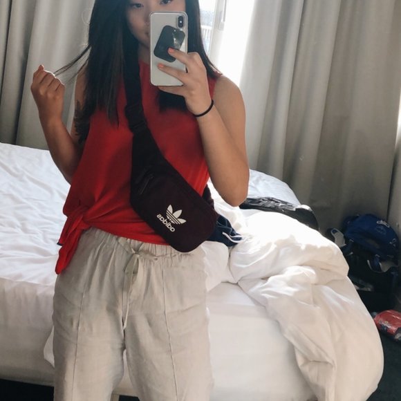 Aritzia Babaton Hopkins Tie Front Tank Top Size XS (Red) - Picture 2 of 5